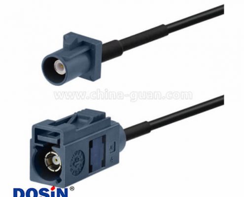 Fakra-G連接器遠程天線灰色接線3米用于梅賽德斯賓士汽車