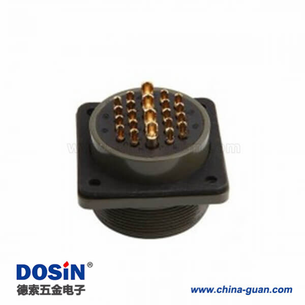 工業(yè)連接器MS3102A28-11P方形插座航空插頭22芯公母接頭