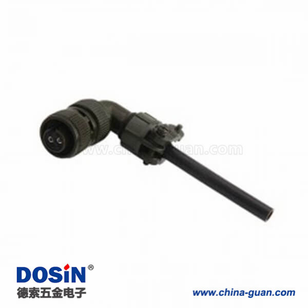 彎式2芯航空插頭MS3108A10SL-4S