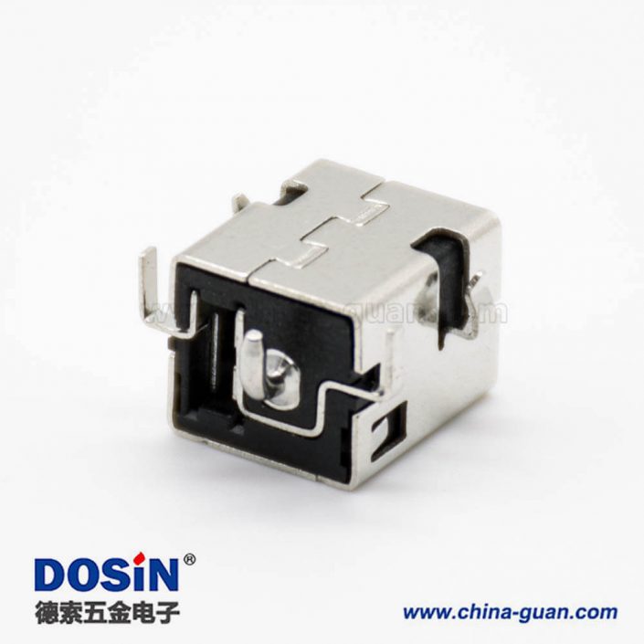 金屬DC插座貼板5.5*2.1mm公頭帶屏蔽貼片焊接水平公頭插座連接器 金屬DC插座貼板5.5*2.1mm公頭帶屏蔽貼片焊接水平公頭插座連接器