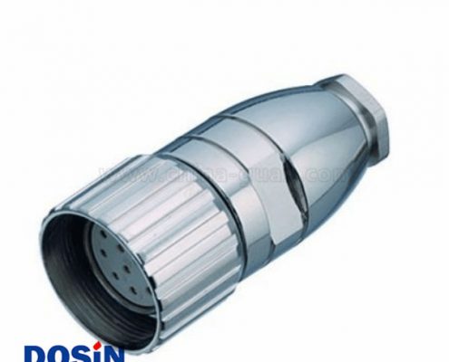 623系列M23連接器19芯電源連接器19芯母頭焊線式插頭623-19A