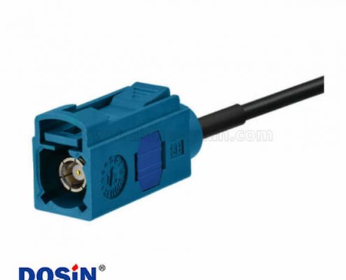 汽車Fakra 通用汽車連接器Fakra Z母頭對母頭接線2米