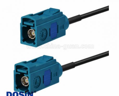 車用Fakra通用汽車天線直式Fakra Z母頭對母頭接線10英尺