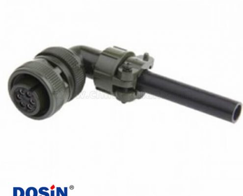 彎式6芯焊接航空插頭MS3108A14S-6S