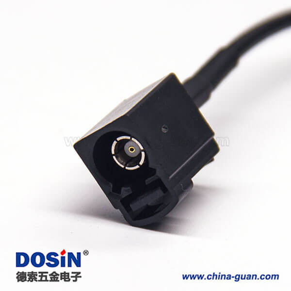 Fakra連接器A型母頭轉(zhuǎn)MCX公頭線材連接器 RG174 線長(zhǎng)1米 Fakra連接器A型母頭轉(zhuǎn)MCX公頭線材連接器 RG174 線長(zhǎng)1米