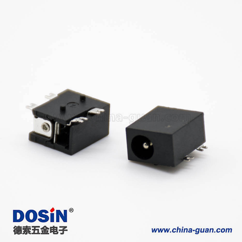 DC插座貼片水平貼片焊接公頭不帶屏蔽5.5*2.5貼板連接器 DC插座貼片水平貼片焊接公頭不帶屏蔽5.5*2.5貼板連接器