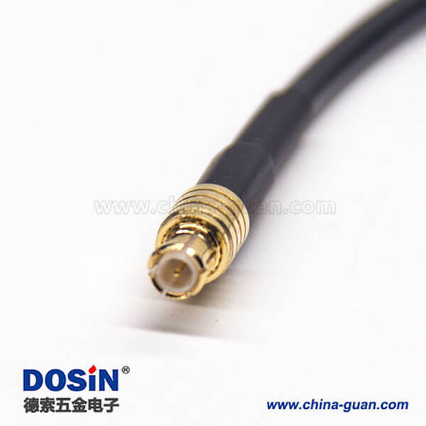 Fakra連接器A型母頭轉(zhuǎn)MCX公頭線材連接器 RG174 線長(zhǎng)1米 Fakra連接器A型母頭轉(zhuǎn)MCX公頭線材連接器 RG174 線長(zhǎng)1米