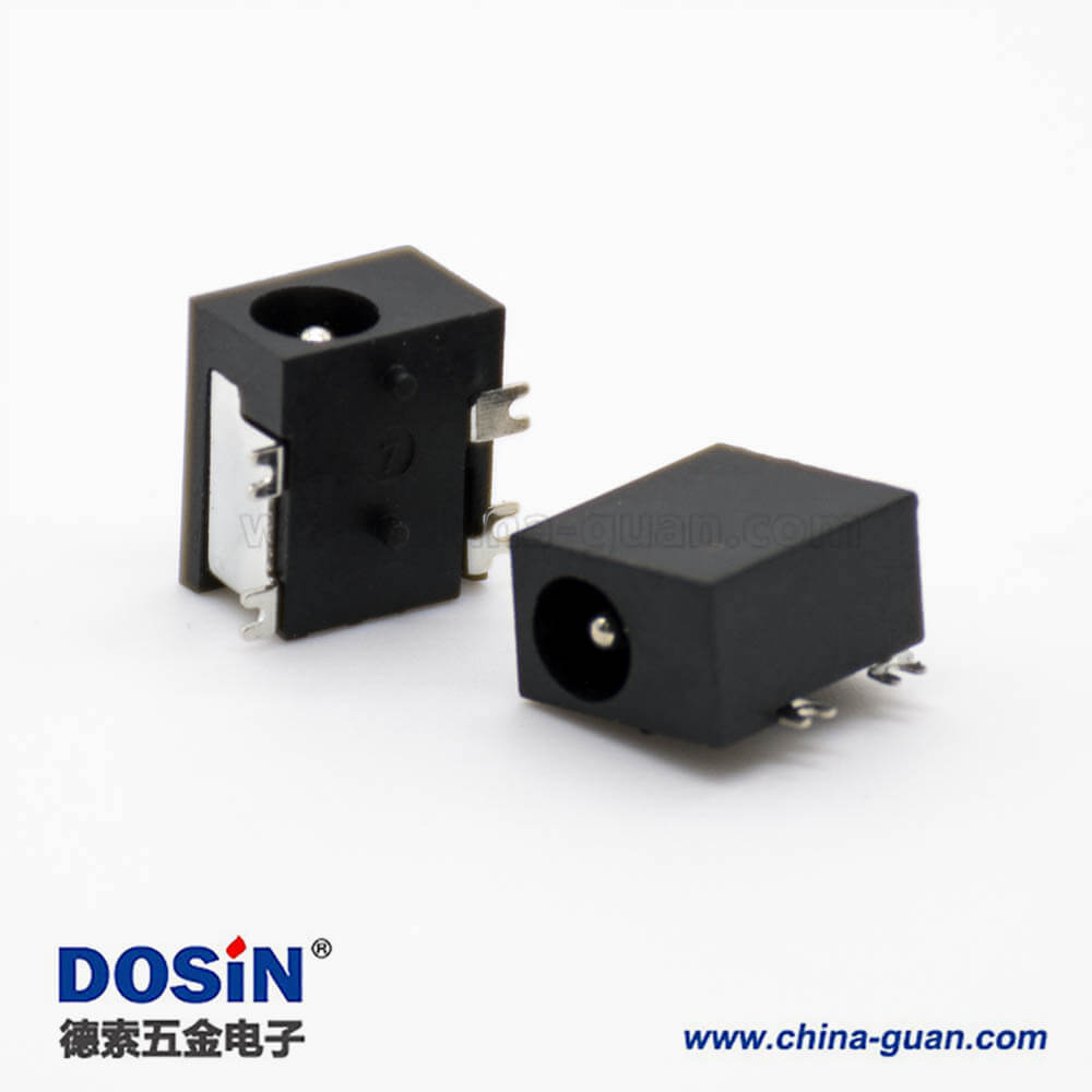 DC插座貼片水平貼片焊接公頭不帶屏蔽5.5*2.5貼板連接器 DC插座貼片水平貼片焊接公頭不帶屏蔽5.5*2.5貼板連接器