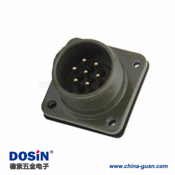 航空插頭MS3102A16S-1P功率型連接器7P接頭