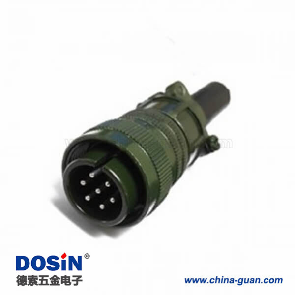 航空插頭 7芯 MS3106A16S-1P 插頭 工防伺服電機連接器7針
