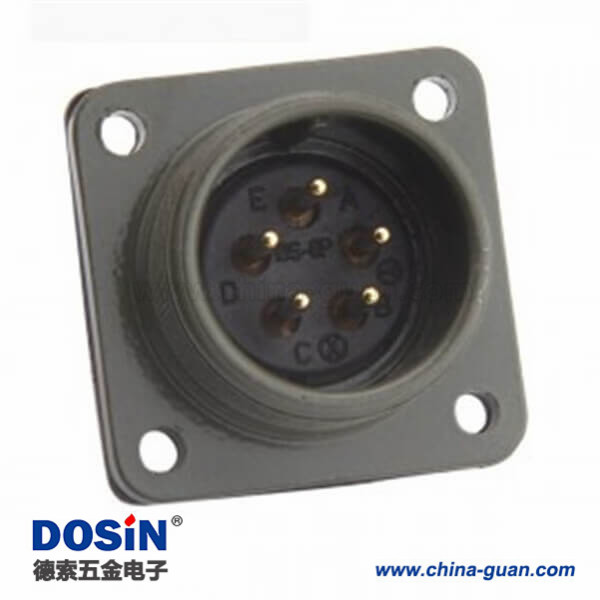 電子元器件MS3102A16S-8P直頭5芯配套連接器航空插座