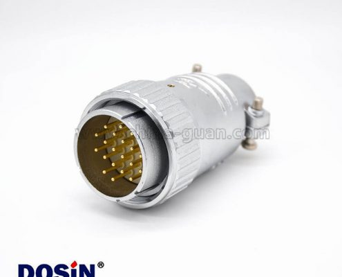 20芯插頭 P40公頭直式接線插頭