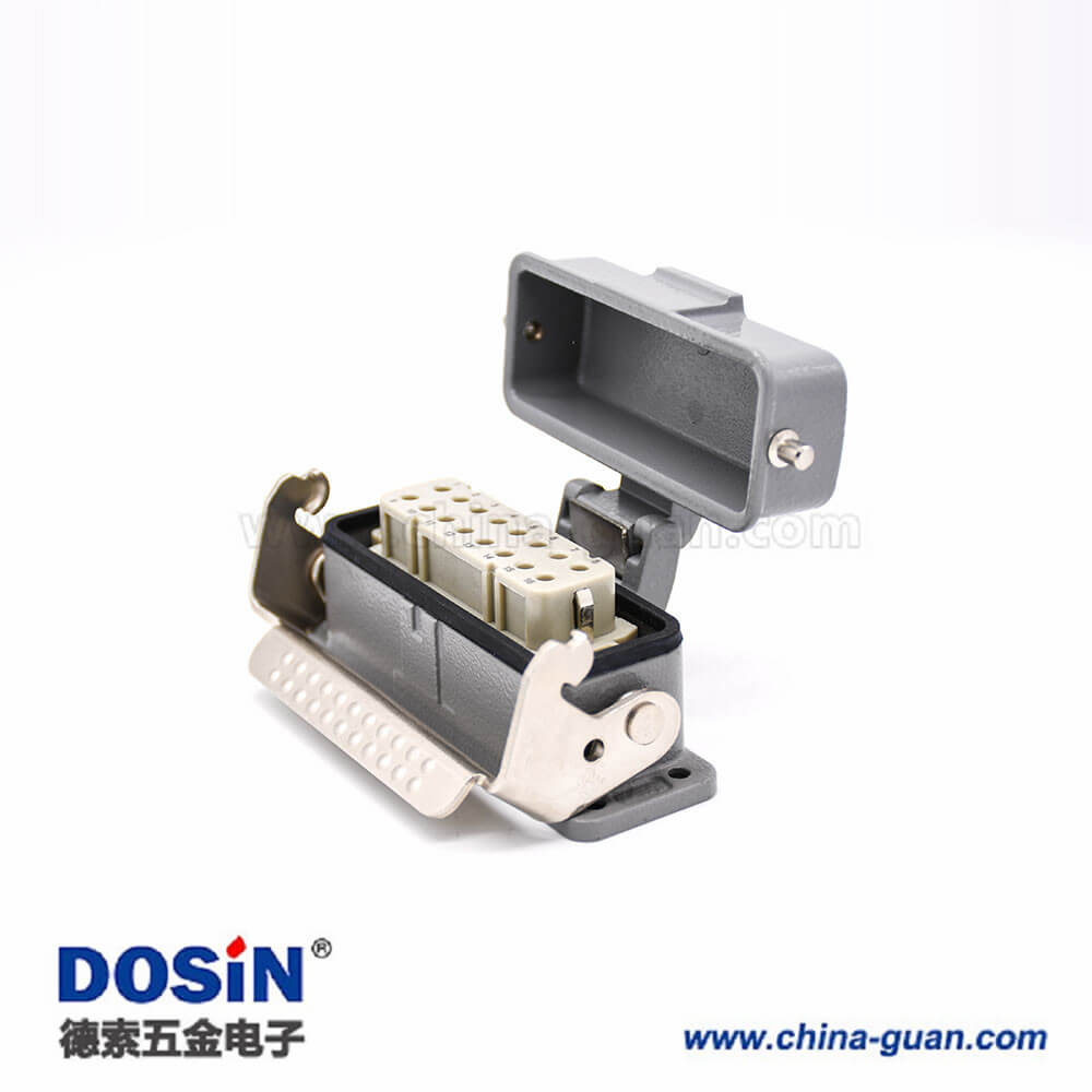 重載連接器10芯H16A帶金屬防塵蓋開孔安裝高結(jié)構(gòu)斜出口進(jìn)線 重載連接器10芯H16A帶金屬防塵蓋開孔安裝高結(jié)構(gòu)斜出口進(jìn)線