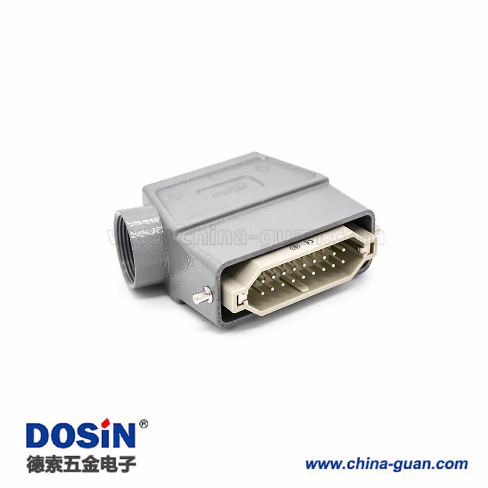 18芯重載連接器公母對(duì)接H16A開孔安裝高結(jié)構(gòu)斜出口鍍銀螺釘PG21 18芯重載連接器公母對(duì)接H16A開孔安裝高結(jié)構(gòu)斜出口鍍銀螺釘PG21