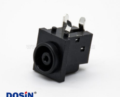 DC插座貼片母頭焊接不帶屏蔽彎式插孔電源連接器