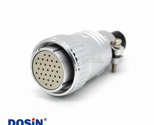 直式插頭P40 31芯母頭圓形接線電纜連接器