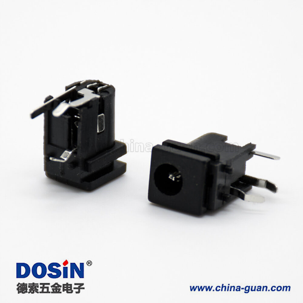 DC插座3腳立式公插孔貼片焊接彎式4.4*1.65不帶屏蔽電源連接器 DC插座3腳立式公插孔貼片焊接彎式4.4*1.65不帶屏蔽電源連接器