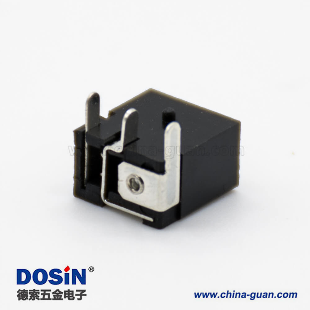 立式DC插座公不帶屏蔽插孔貼片焊接3.8*1.5彎式電源連接器 立式DC插座公不帶屏蔽插孔貼片焊接3.8*1.5彎式電源連接器