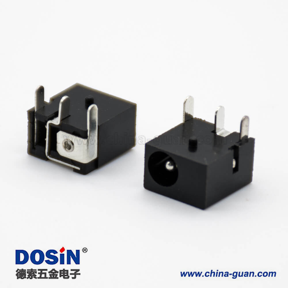 立式DC插座公不帶屏蔽插孔貼片焊接3.8*1.5彎式電源連接器 立式DC插座公不帶屏蔽插孔貼片焊接3.8*1.5彎式電源連接器