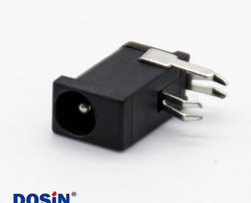 電源接口插座公插孔貼片焊接彎式不帶屏蔽5.5*2.0毫米DC連接器
