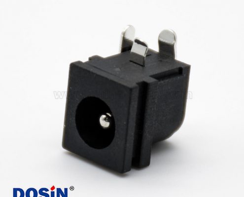 DC直流電源插座公不帶屏蔽插孔貼片焊接彎式連接器