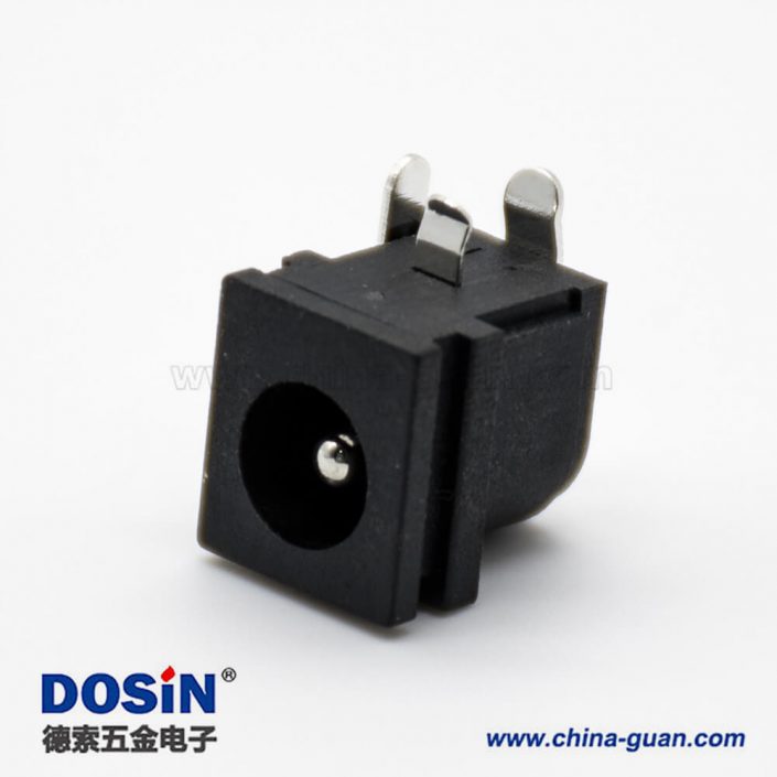 DC直流電源插座公不帶屏蔽插孔貼片焊接彎式連接器 DC直流電源插座公不帶屏蔽插孔貼片焊接彎式連接器