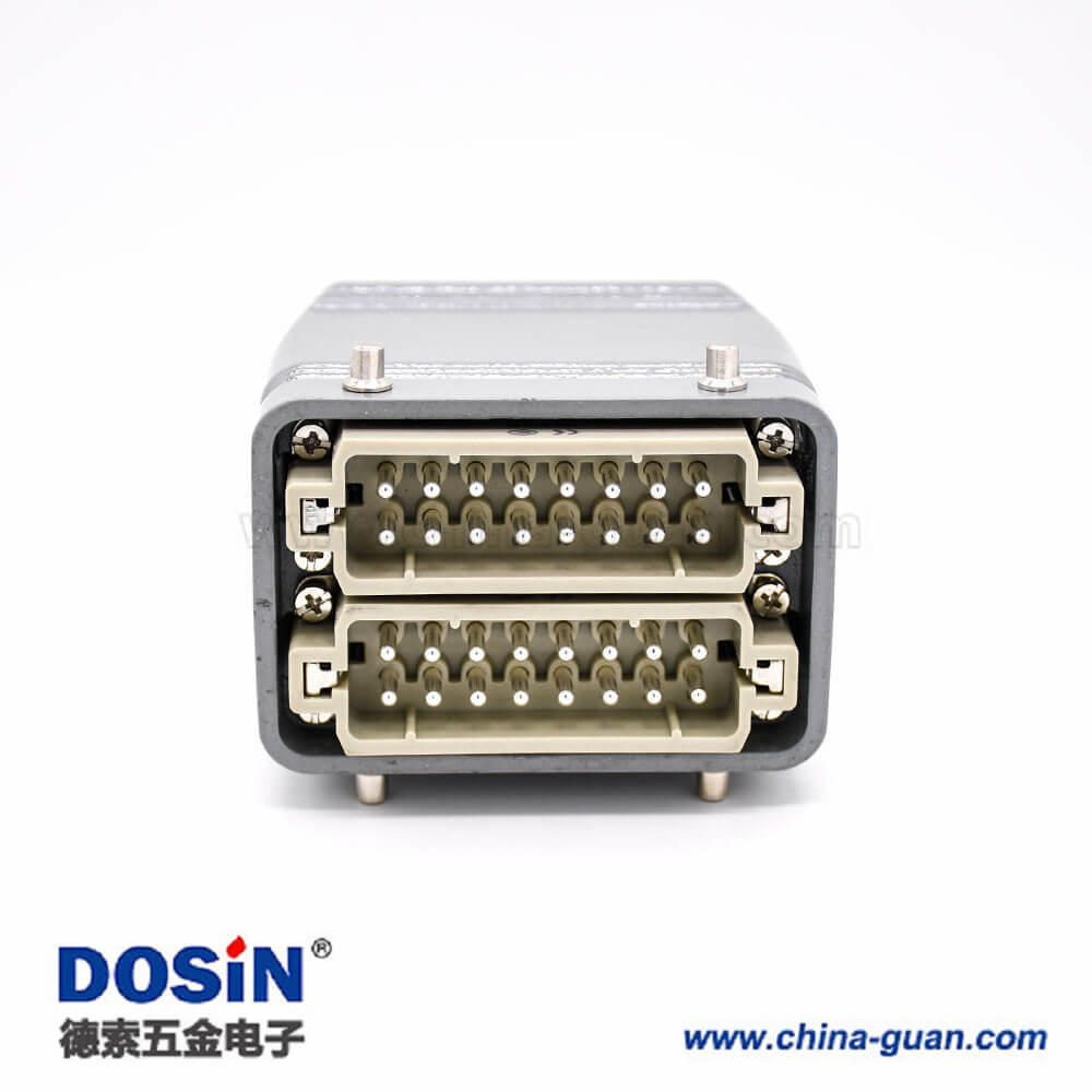 重載矩形連接器32芯公母對(duì)接加高型表面安裝高結(jié)構(gòu)頂出口鐵扣H32A外殼PG29 重載矩形連接器32芯公母對(duì)接加高型表面安裝高結(jié)構(gòu)頂出口鐵扣H32A外殼PG29