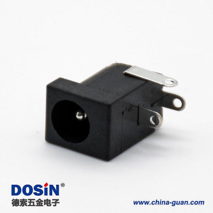 DC直流電源插座公2.0*6.4彎式插孔貼片焊接不帶屏蔽連接器 DC直流電源插座公2.0*6.4彎式插孔貼片焊接不帶屏蔽連接器