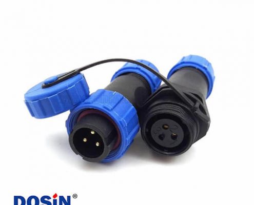 電源防水接頭航空插頭插座SP13 3芯