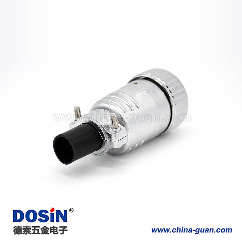 航空插頭4芯P48母頭直式接線連接器 航空插頭4芯P48母頭直式接線連接器