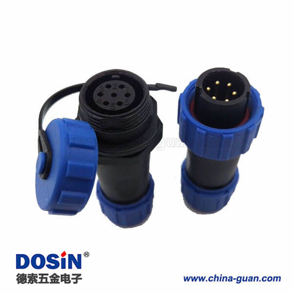 SP13-7 7芯 5A 對接防水連接器