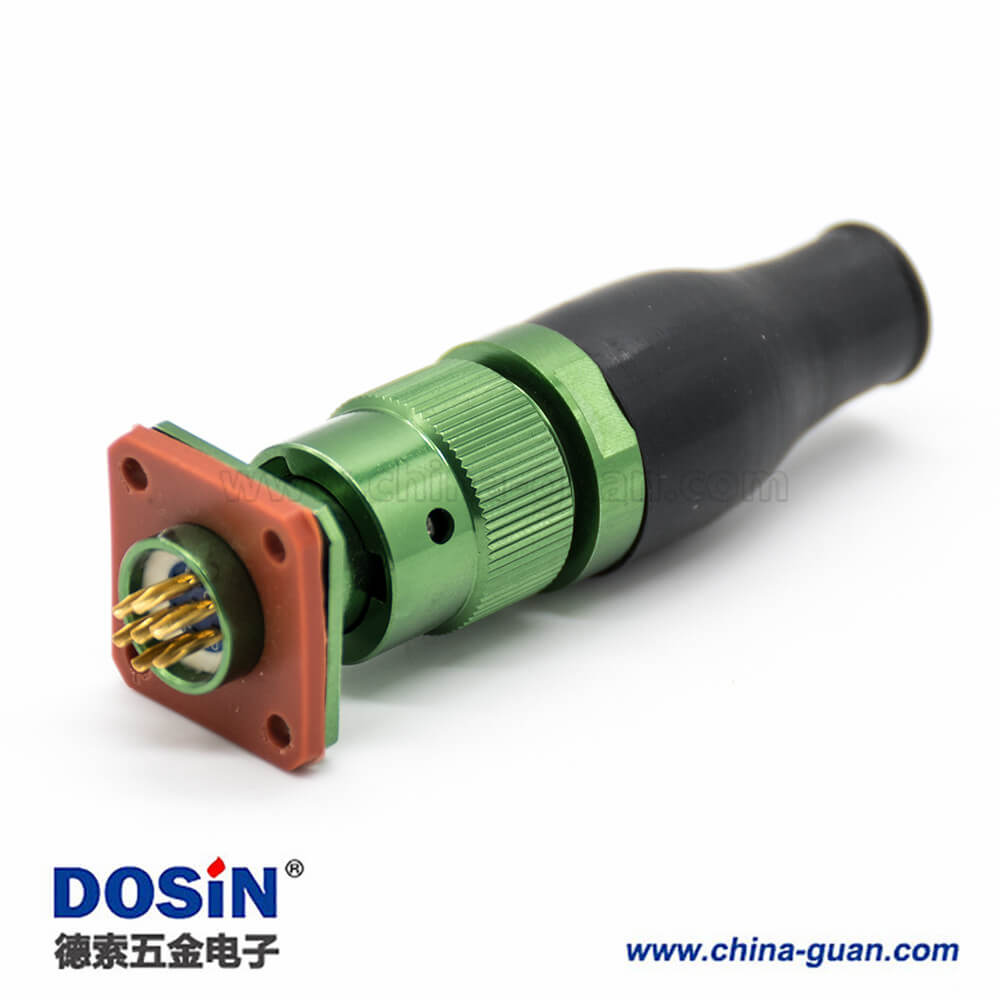 圓形電連接器Y50EX卡口連接母插頭焊接公插座焊杯7芯直式四孔法蘭公母對(duì)接一套 圓形電連接器Y50EX卡口連接母插頭焊接公插座焊杯7芯直式四孔法蘭公母對(duì)接一套