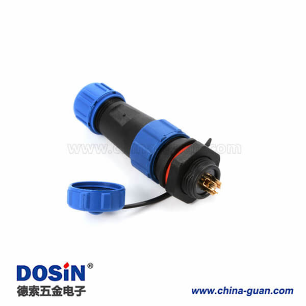 防水連接器 SP13-3 3芯 5A 公母插頭插座