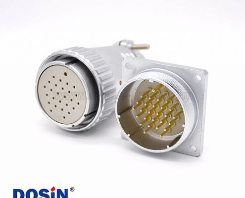 母頭插頭P48 27芯公插座直式一對連接器