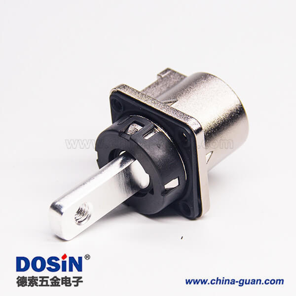 耐高壓連接器金屬單芯互鎖直式插座電流200A 耐高壓連接器金屬單芯互鎖直式插座電流200A
