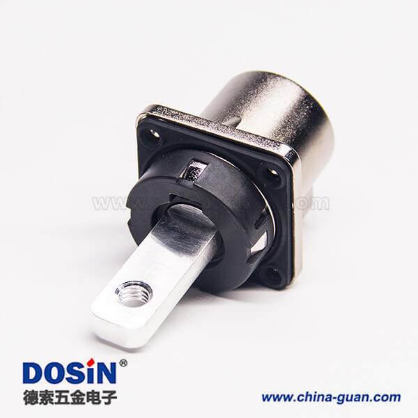 耐高壓連接器金屬單芯互鎖直式插座電流200A 耐高壓連接器金屬單芯互鎖直式插座電流200A