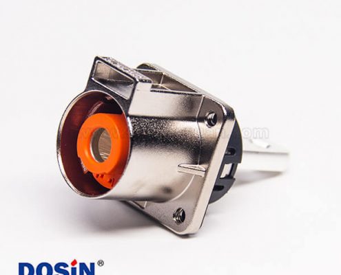 耐高壓連接器金屬單芯互鎖直式插座電流200A