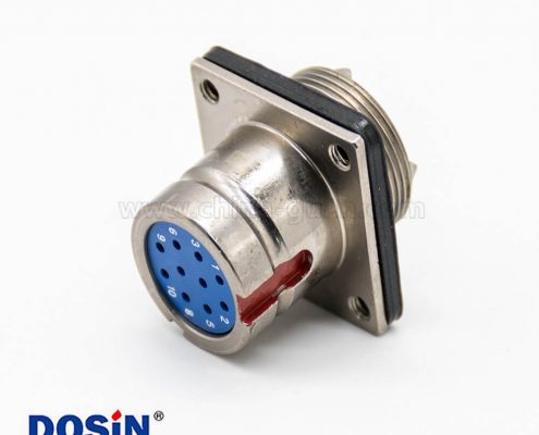 3芯連接器Y27G插頭&插座12殼體號直式卡口連接面板安裝工防黃銅接線