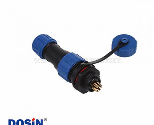 SP13 直插防水航空插頭插座 SP13 5芯