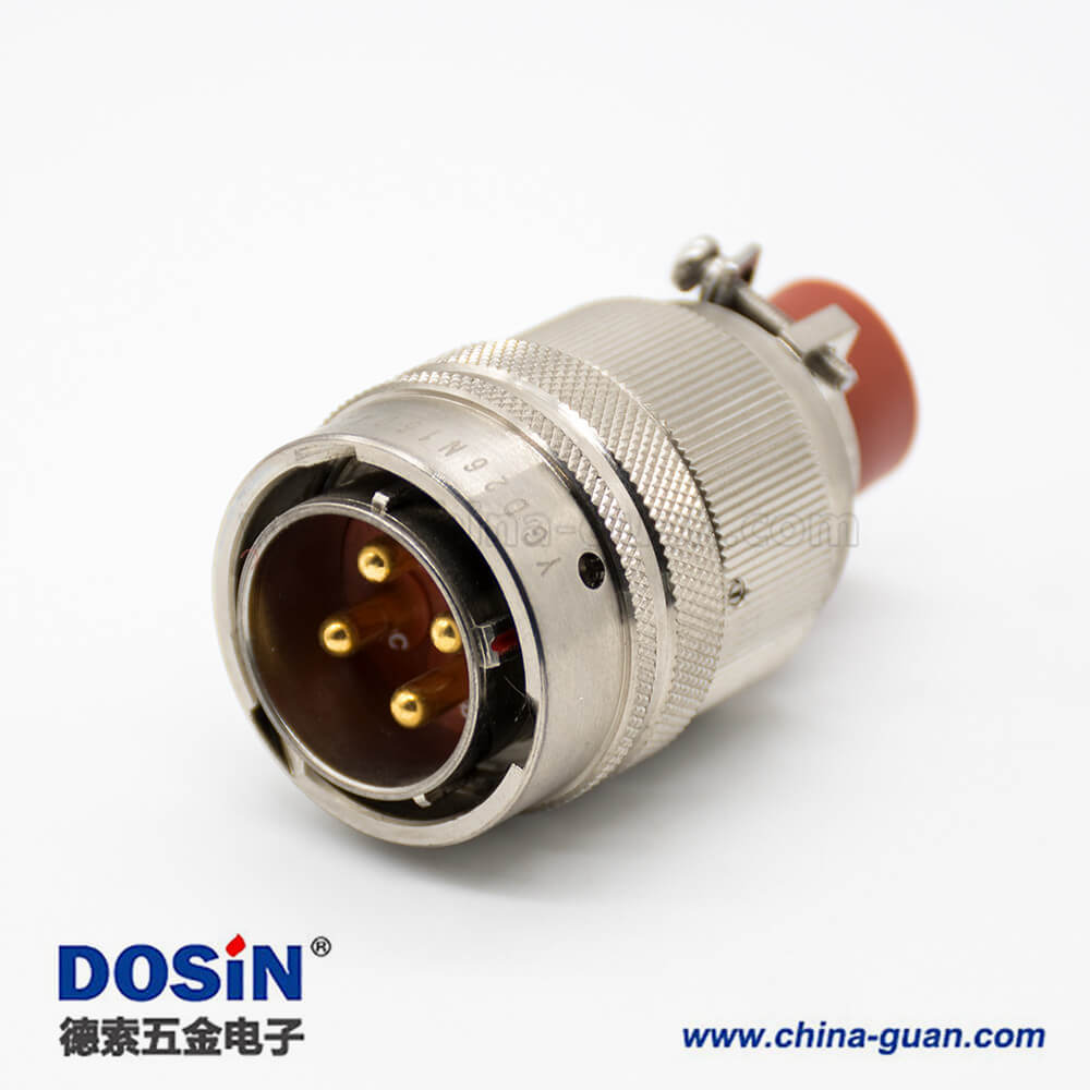 YGD插頭&插座16殼體號4芯直式公母對接連接器面板安裝卡口連接焊杯接線 YGD插頭&插座16殼體號4芯直式公母對接連接器面板安裝卡口連接焊杯接線