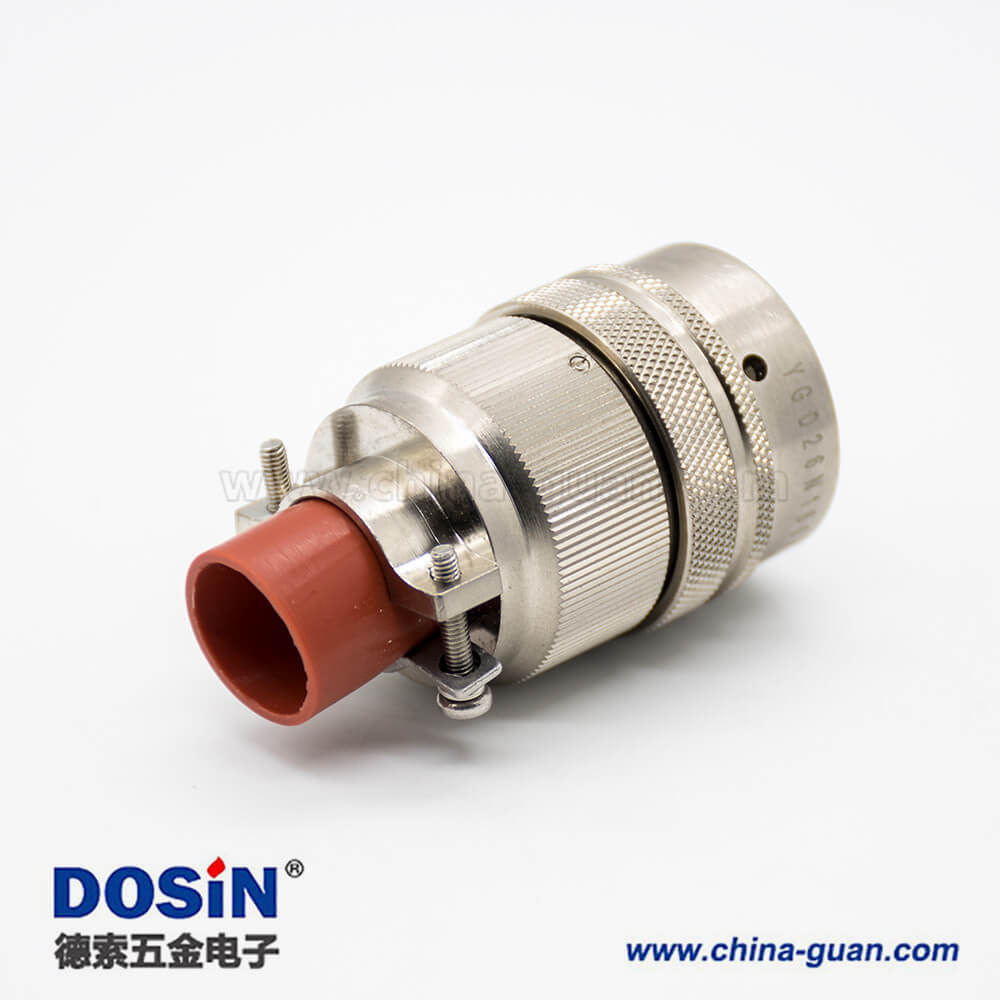 YGD插頭&插座16殼體號(hào)4芯直式公母對(duì)接連接器面板安裝卡口連接焊杯接線(xiàn)