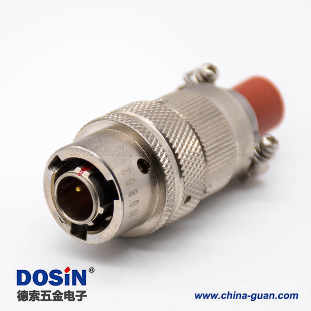 YGD連接器08殼體號(hào)公插頭4芯直式卡口連接化學(xué)鍍暗鎳接線焊杯 YGD連接器08殼體號(hào)公插頭4芯直式卡口連接化學(xué)鍍暗鎳接線焊杯