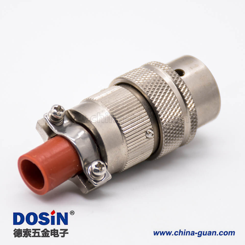 YGD連接器08殼體號(hào)公插頭4芯直式卡口連接化學(xué)鍍暗鎳接線焊杯 YGD連接器08殼體號(hào)公插頭4芯直式卡口連接化學(xué)鍍暗鎳接線焊杯