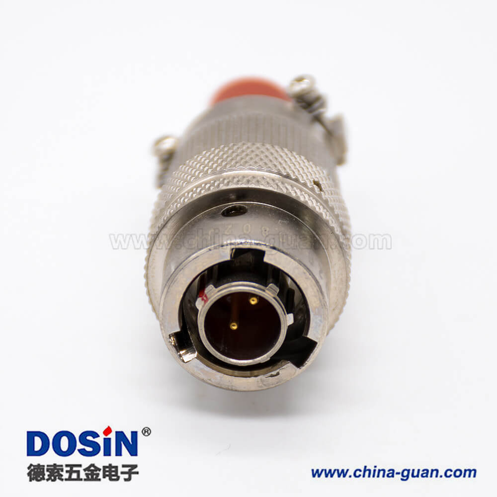 YGD連接器08殼體號(hào)公插頭4芯直式卡口連接化學(xué)鍍暗鎳接線焊杯 YGD連接器08殼體號(hào)公插頭4芯直式卡口連接化學(xué)鍍暗鎳接線焊杯