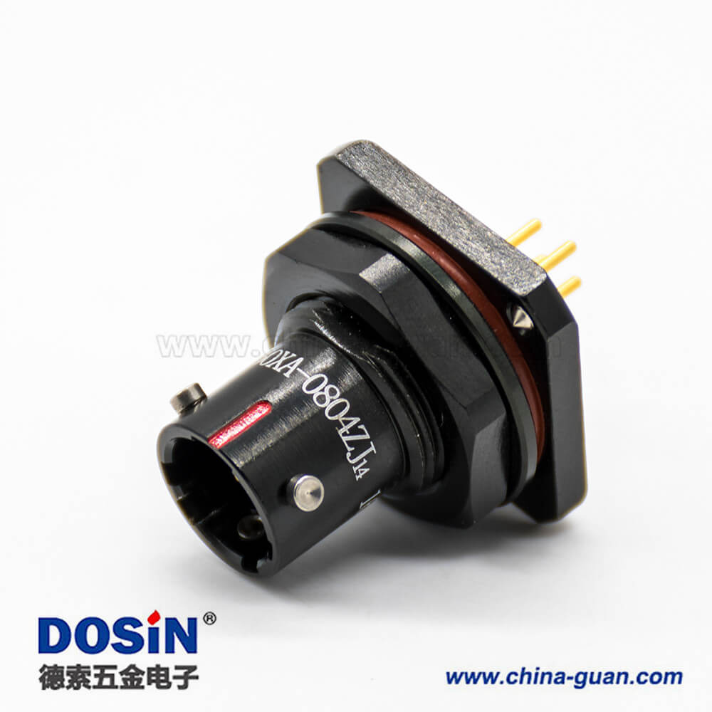 航空電連接器Y50X系列4芯08殼體防水插座面板安裝接PCB前鎖板插頭接線焊接直式公母對(duì)接 航空電連接器Y50X系列4芯08殼體防水插座面板安裝接PCB前鎖板插頭接線焊接直式公母對(duì)接