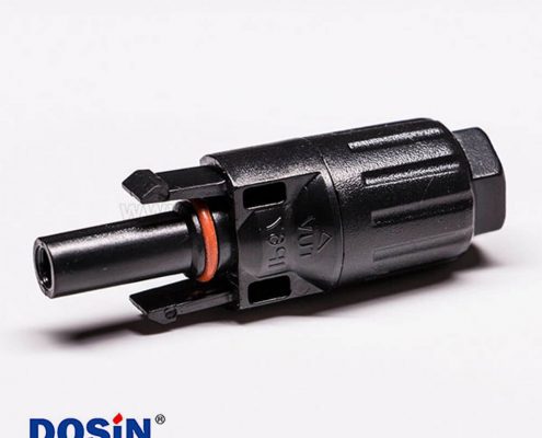 光伏連接器的公頭直式Mc4接線防水