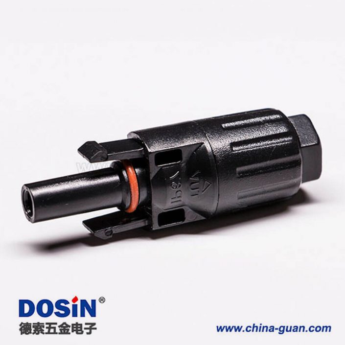 光伏連接器的公頭直式Mc4接線防水