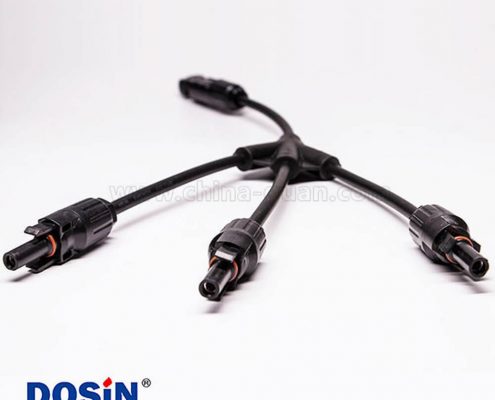 Mc4太陽能分支線，3轉(zhuǎn)1帶線Mc4 Y型四通