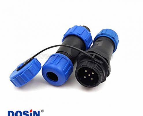 SP17 5芯防水圓形航空插頭替代weipu威浦5芯連接器