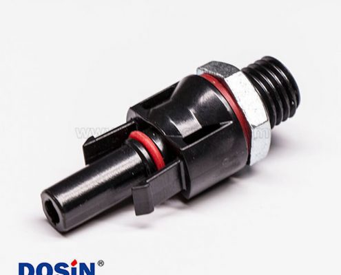 板端Mc4連接器公頭接線太陽能板